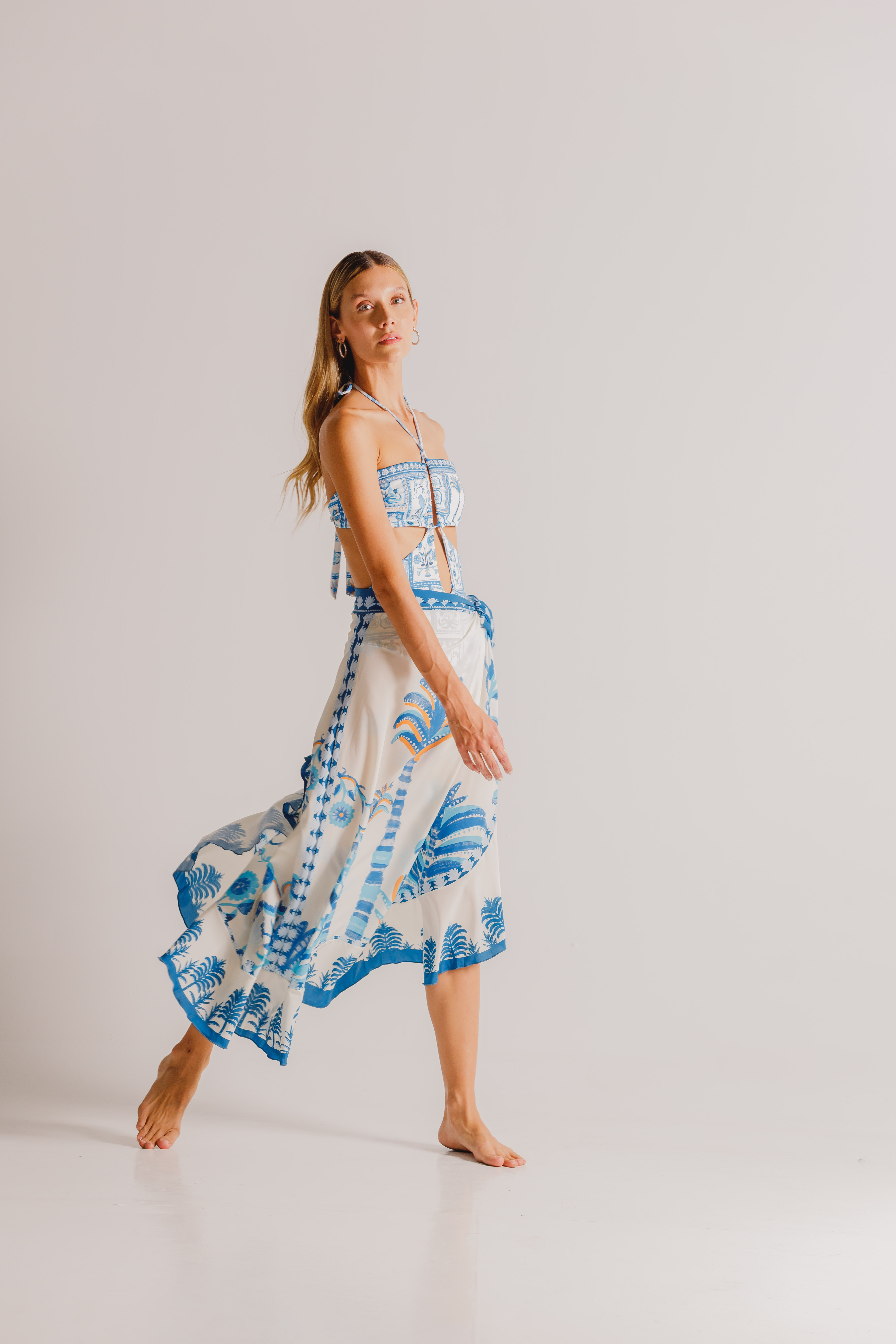 Falda Bolero Rosetta Azul – foto 3